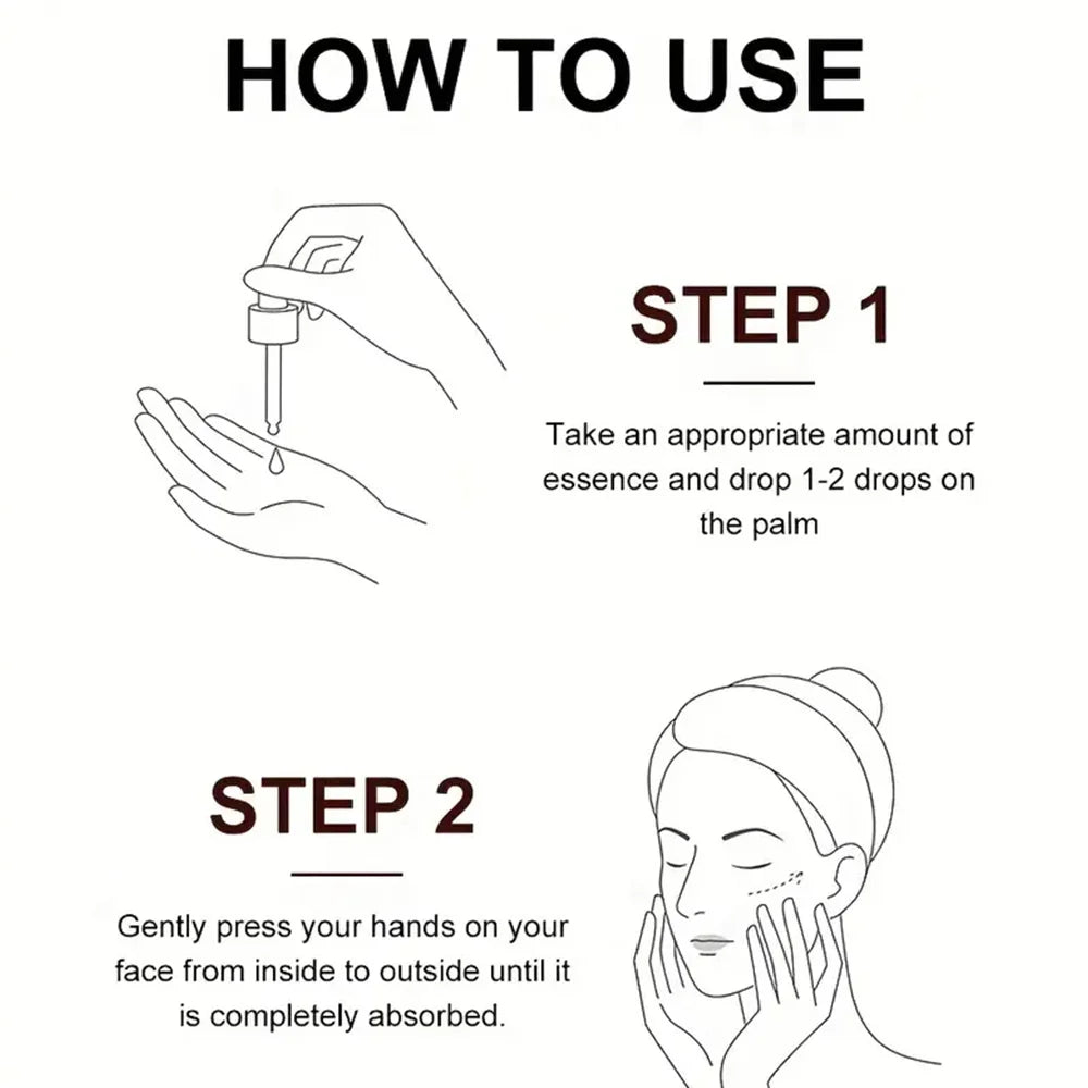 Pink Peptide Glow Facial Serum Dark Spot Care Even Skin - My Charm Corner