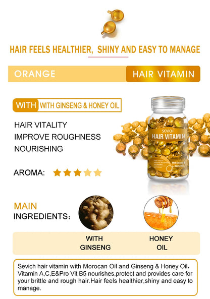 Sevich Smooth Silky Hair Vitamin Capsule Keratin Complex - My Charm Corner