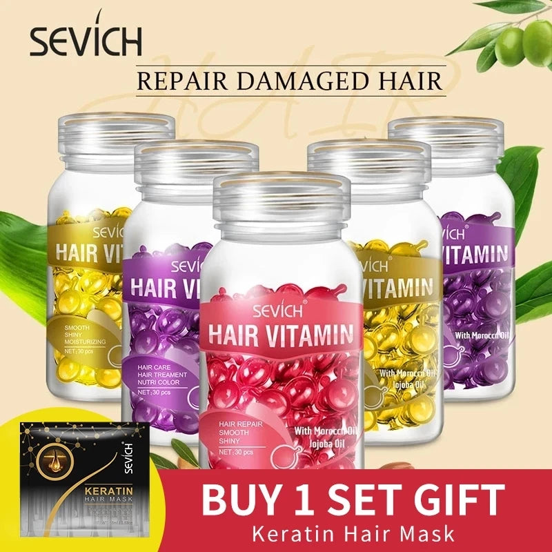 Sevich Smooth Silky Hair Vitamin Capsule Keratin Complex - My Charm Corner