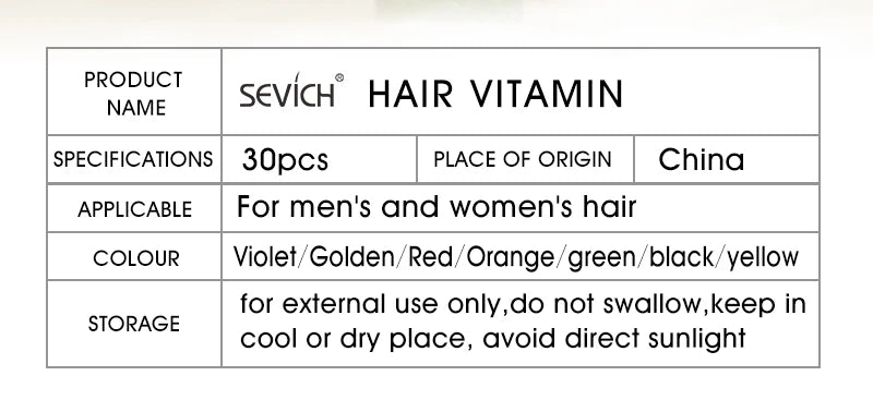 Sevich Smooth Silky Hair Vitamin Capsule Keratin Complex - My Charm Corner