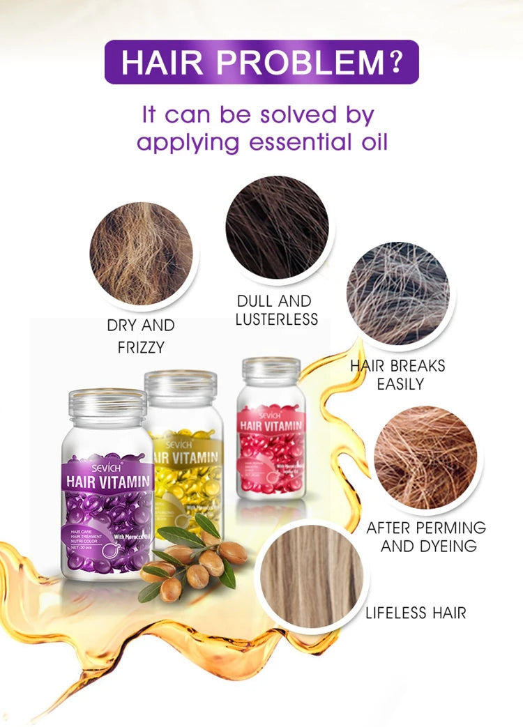 Sevich Smooth Silky Hair Vitamin Capsule Keratin Complex - My Charm Corner