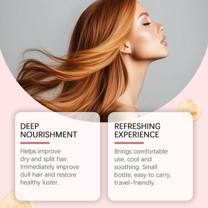 Shiny Hair Oil Deep Moisturizing Repair Dry Damaged Split Ends Hair - My Charm Corner