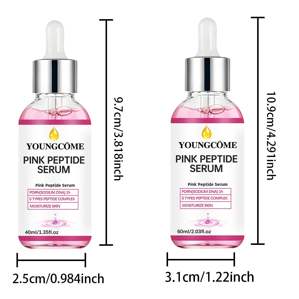 Pink Peptide Glow Facial Serum Dark Spot Care Even Skin - My Charm Corner