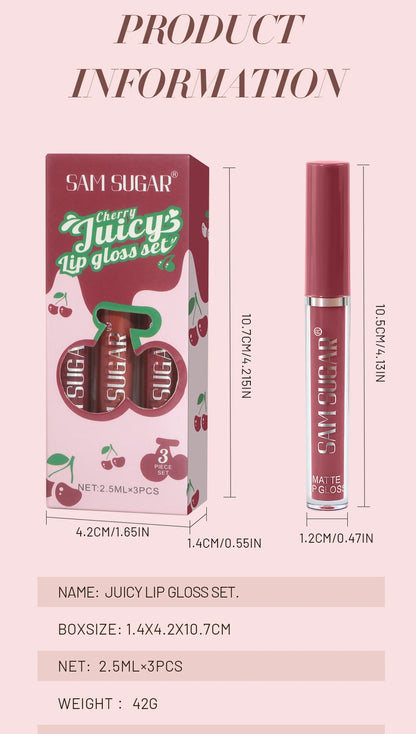 Velvet Matte Lip Gloss Liquid Lipstick Moisturizing Long Lasting Non Stick Cup - My Charm Corner