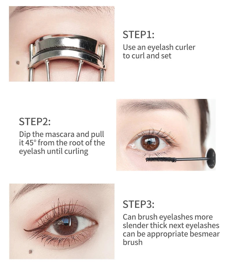 O‘cheal Mascara Black Lash Eyelash Brush 3D Silk - My Charm Corner