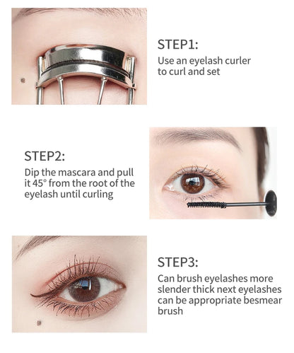 O‘cheal Mascara Black Lash Eyelash Brush 3D Silk - My Charm Corner