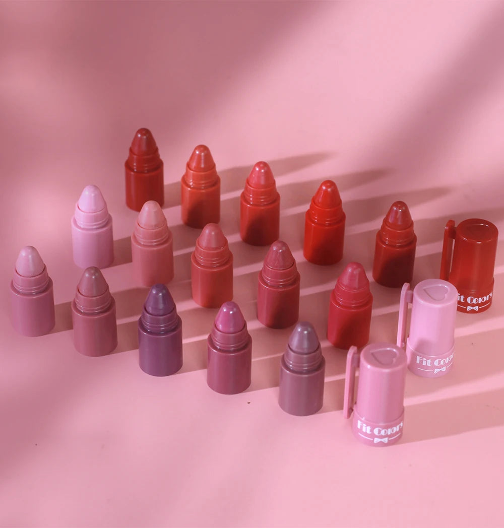 5-in-1 Fruit Velvet Matte Lipstick Set - My Charm Corner
