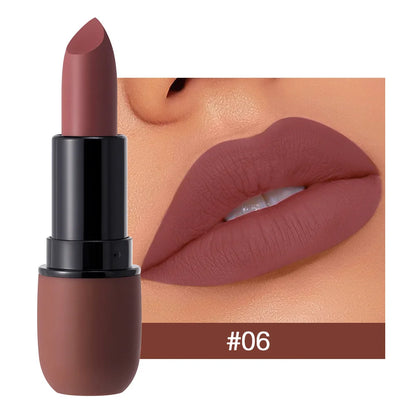 6-Color Long-Lasting Color Lip Makeup - My Charm Corner