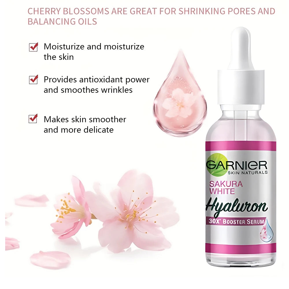 GARN Nier Pink Serum Sakura Glow 30x Hyaluronic Booster - My Charm Corner
