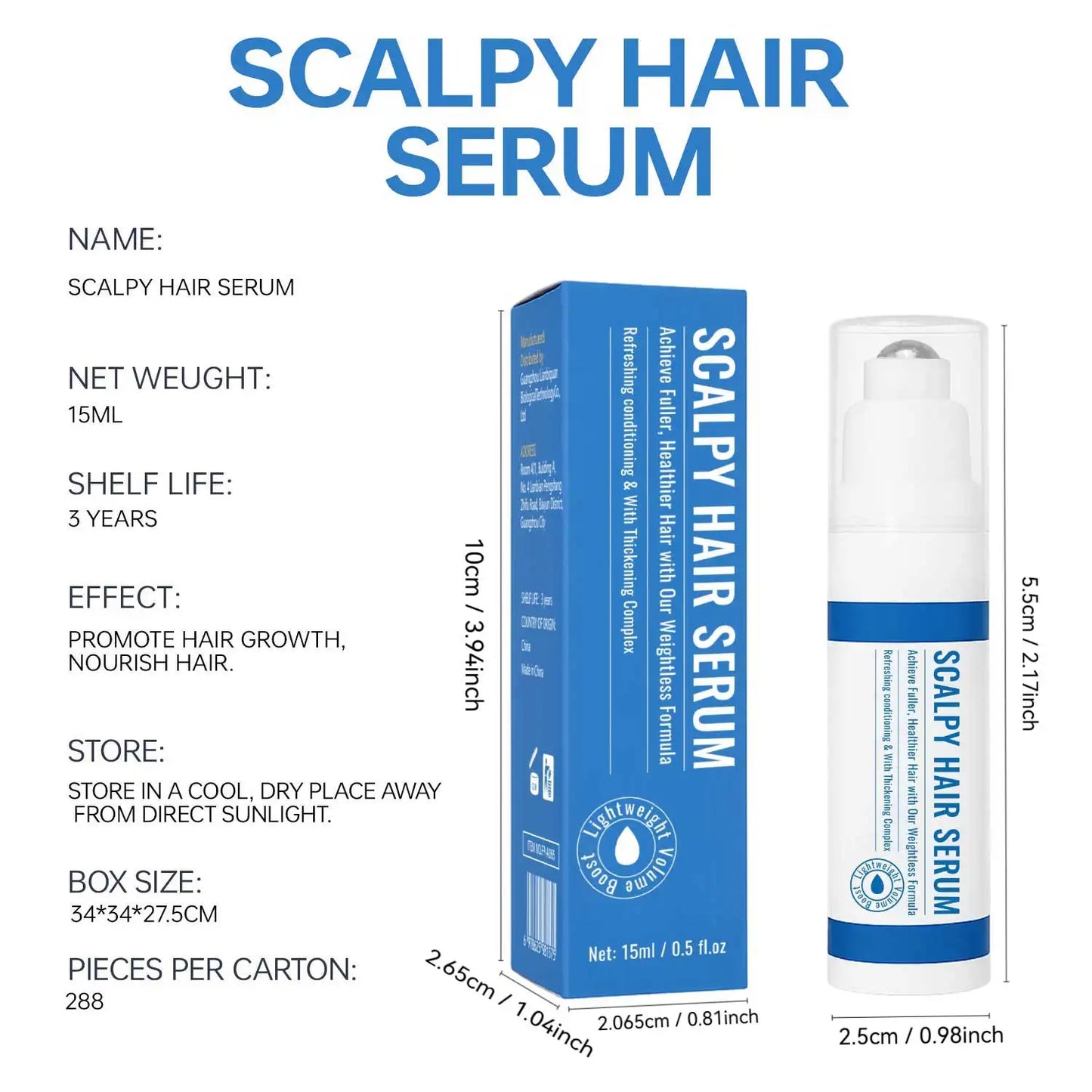 15ML Scalpy Hair Growth Serum for Men & Women Scalp Treatment - My Charm Corner