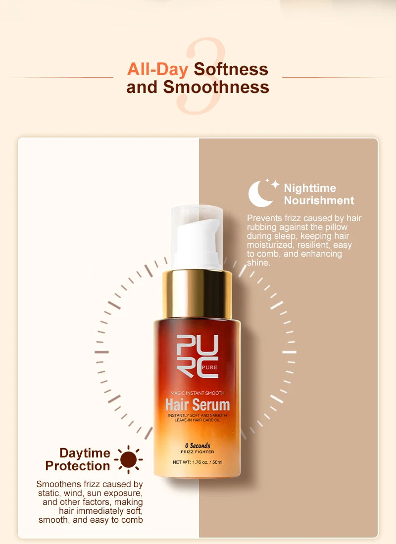 PURC Magic Instant Smooth Hair Serum Nourishing - My Charm Corner