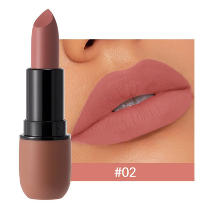 6-Color Long-Lasting Color Lip Makeup - My Charm Corner