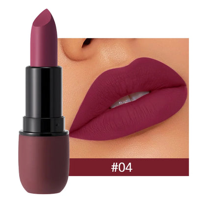 6-Color Long-Lasting Color Lip Makeup - My Charm Corner