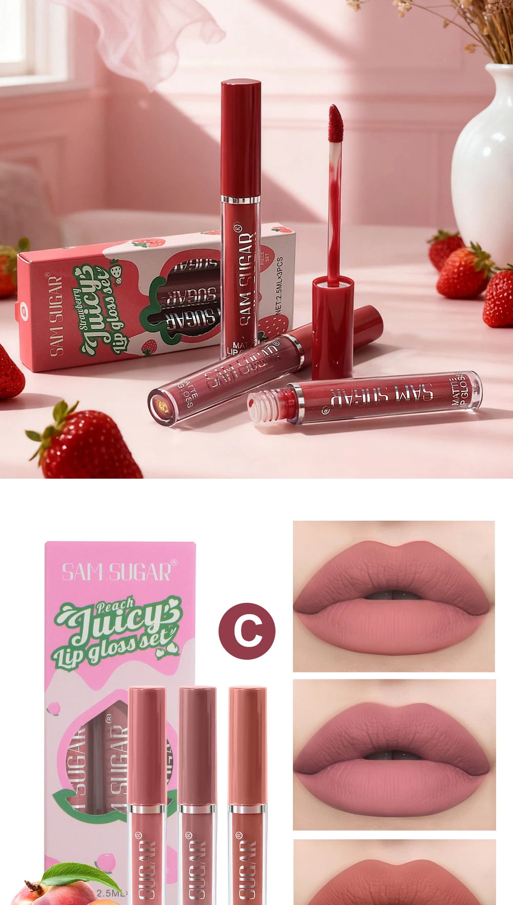 Velvet Matte Lip Gloss Liquid Lipstick Moisturizing Long Lasting Non Stick Cup - My Charm Corner