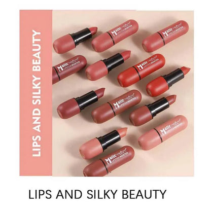 6-Color Long-Lasting Color Lip Makeup - My Charm Corner