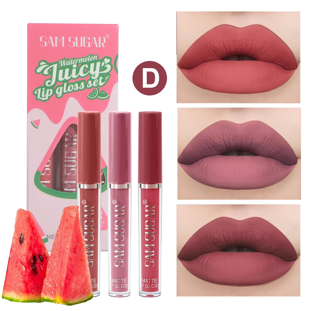 Velvet Matte Lip Gloss Liquid Lipstick Moisturizing Long Lasting Non Stick Cup - My Charm Corner