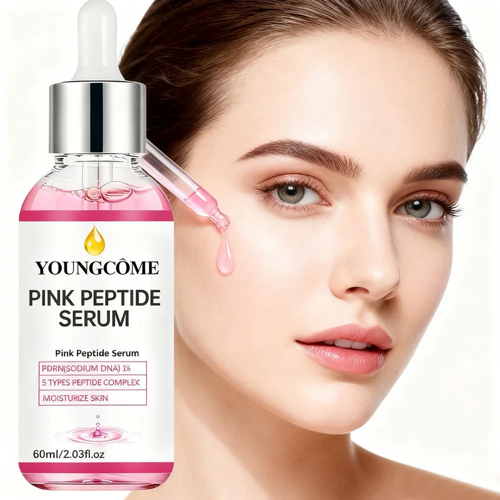 Pink Peptide Glow Facial Serum Dark Spot Care Even Skin - My Charm Corner