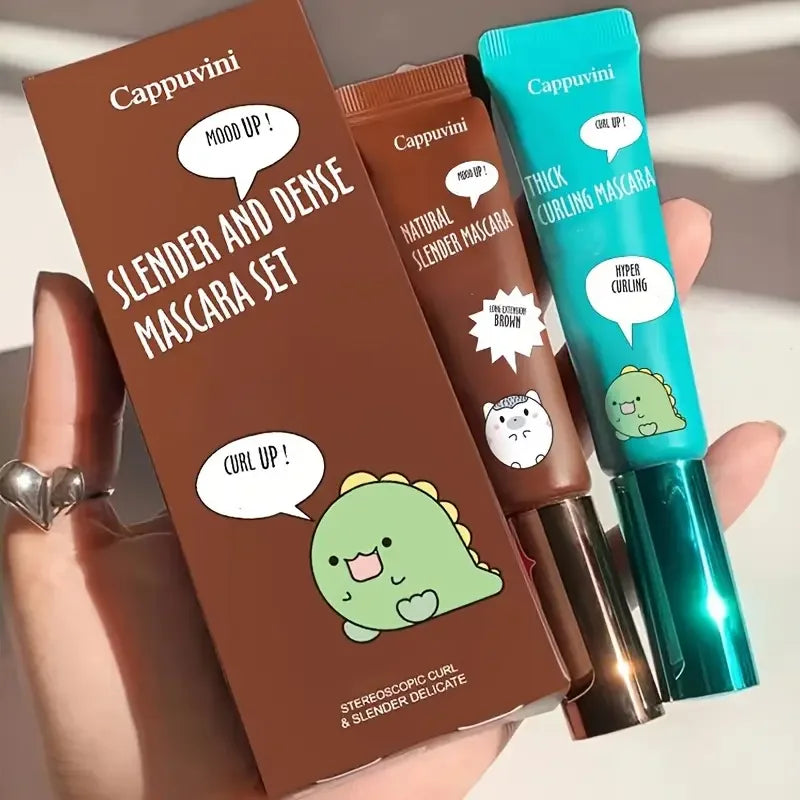 Slimming and Volume Mascara Set - Brown and Black Mascara Set - My Charm Corner