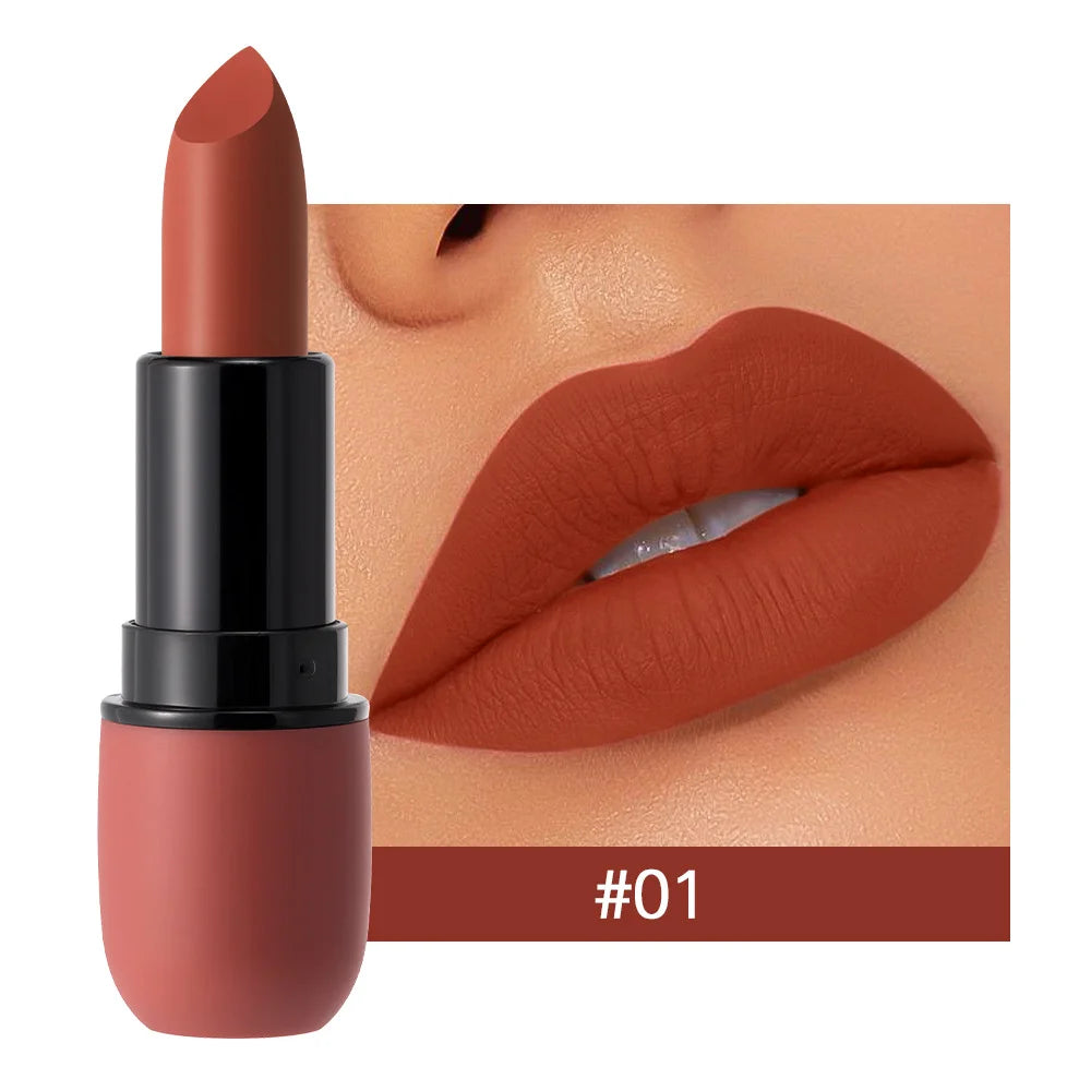 6-Color Long-Lasting Color Lip Makeup - My Charm Corner