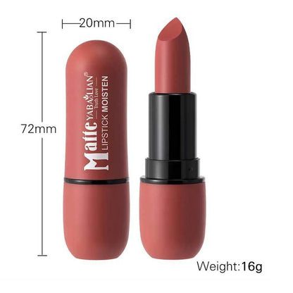 6-Color Long-Lasting Color Lip Makeup - My Charm Corner