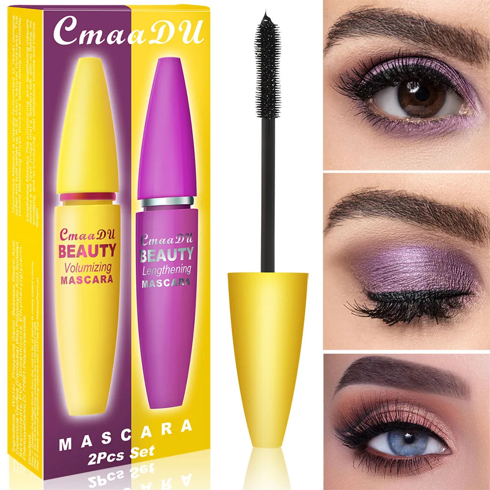 Volumizing Mascara Waterproof Lengthen Curl Quick Drying - My Charm Corner