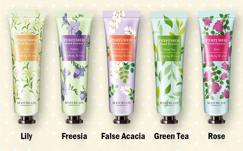 10pcs Fruity Flowery Hand Cream Moisturizing - My Charm Corner