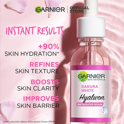 GARN Nier Pink Serum Sakura Glow 30x Hyaluronic Booster - My Charm Corner