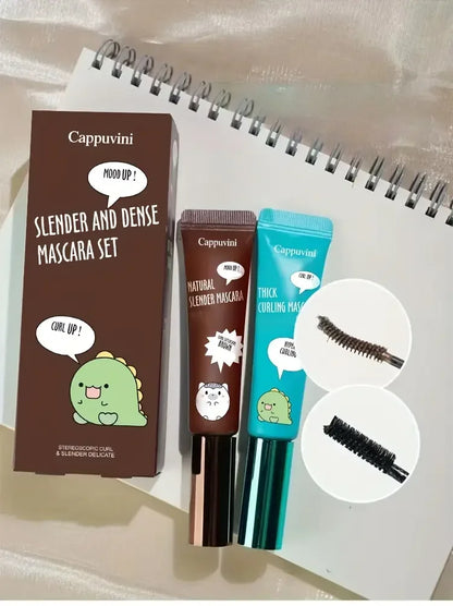 Slimming and Volume Mascara Set - Brown and Black Mascara Set - My Charm Corner