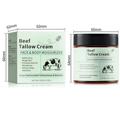 Beef Tallow Honey Moisturizer Cream Brightening Rejuvenation Nourishing - My Charm Corner