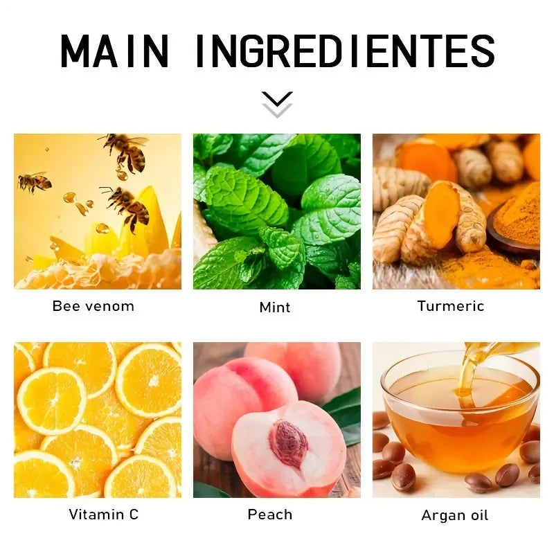 Bee Venom Lip Balm, Hydrating, Translucent and Glossy - My Charm Corner