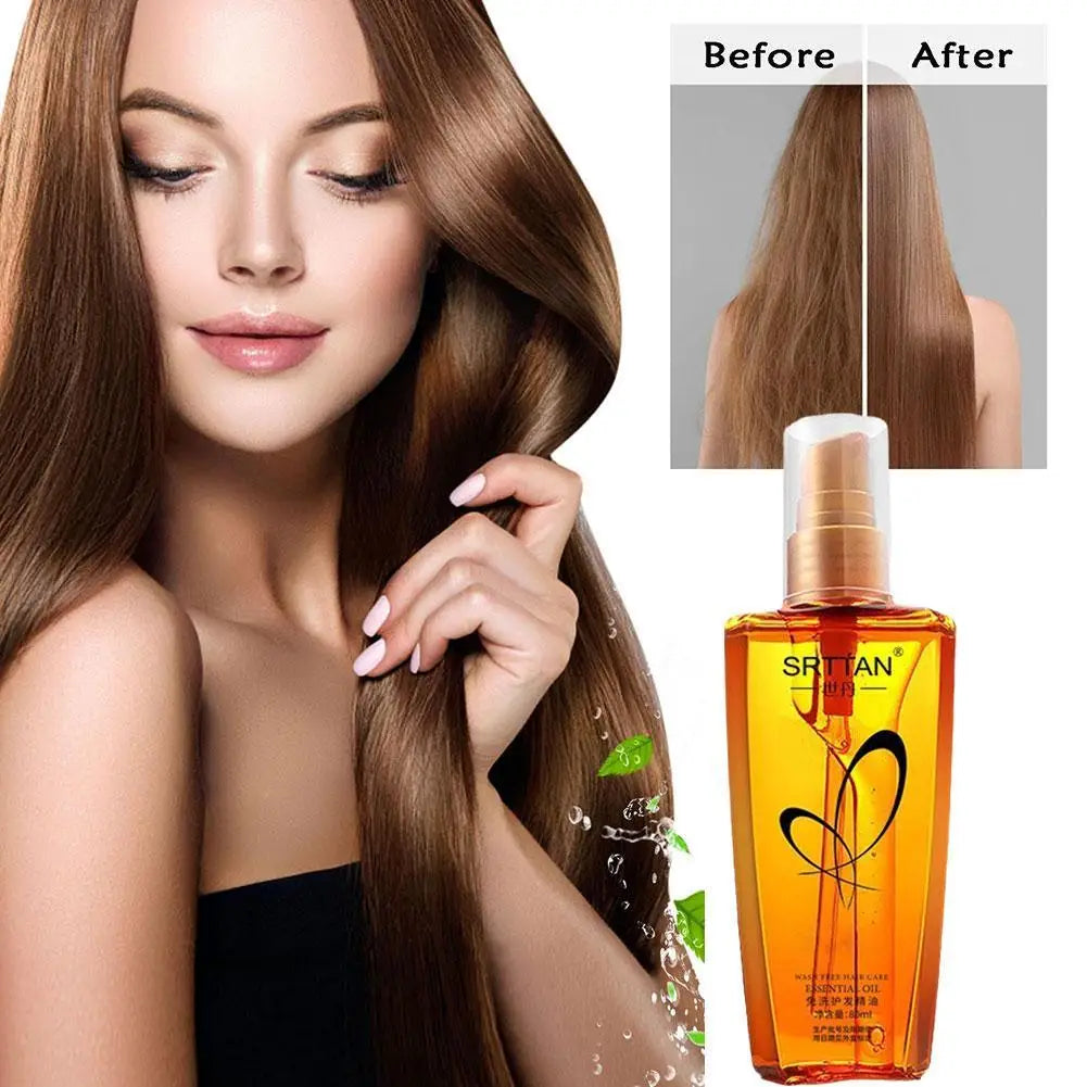 Moroccan Argan Oil Hair Serum Lightweight Hair Oil Mist For Split Ends - My Charm Corner