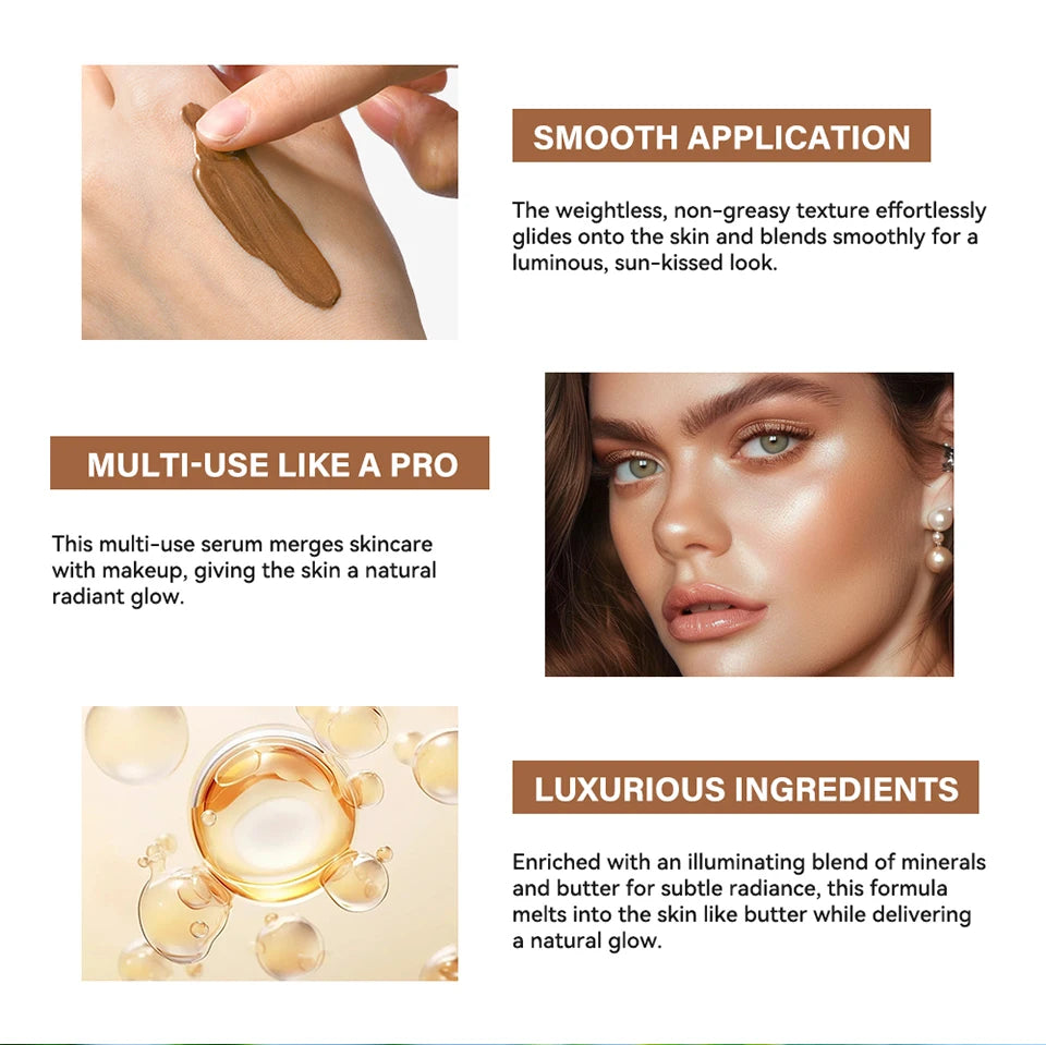 Butter Glow Bronzing Serum Innovative Nourishing Skincare - My Charm Corner