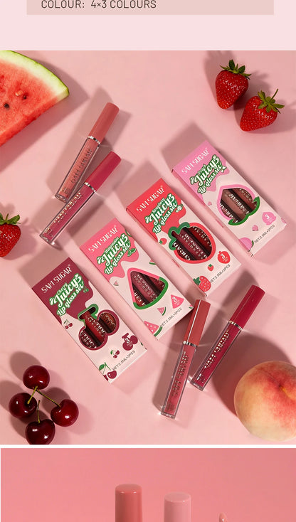 Velvet Matte Lip Gloss Liquid Lipstick Moisturizing Long Lasting Non Stick Cup - My Charm Corner