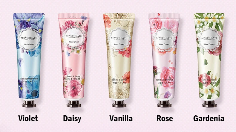 10pcs Fruity Flowery Hand Cream Moisturizing - My Charm Corner