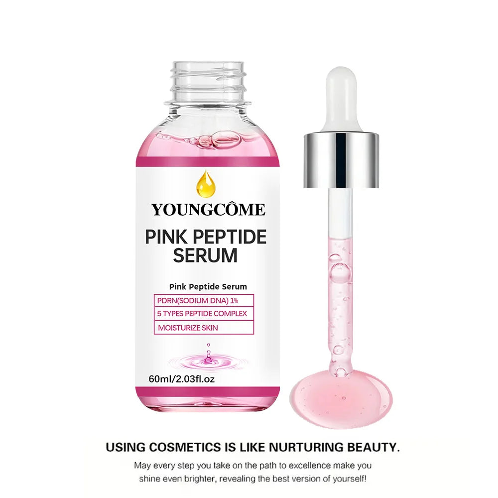 Pink Peptide Glow Facial Serum Dark Spot Care Even Skin - My Charm Corner
