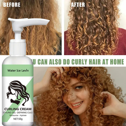 Curly hair Styling cream, moisturizing and smoothing formula - My Charm Corner