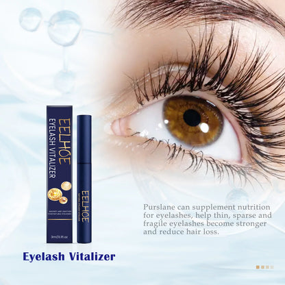 Volumizing Mascara Nourishing Natural Long Slender Black Curled Lashes - My Charm Corner