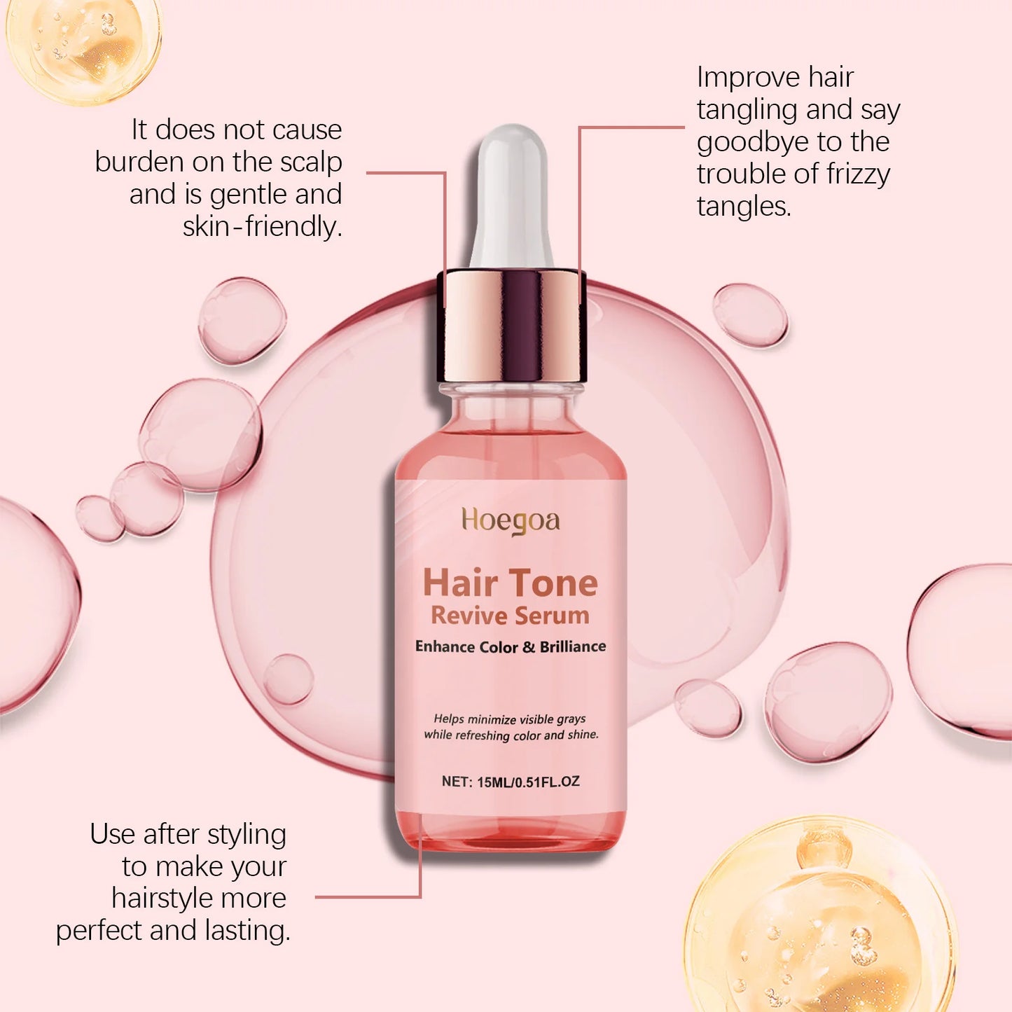 Shiny Hair Oil Deep Moisturizing Repair Dry Damaged Split Ends Hair - My Charm Corner