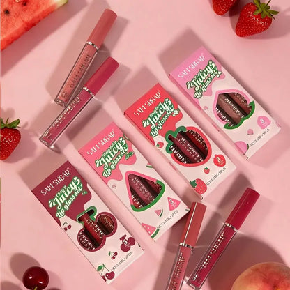 Velvet Matte Lip Gloss Liquid Lipstick Moisturizing Long Lasting Non Stick Cup - My Charm Corner