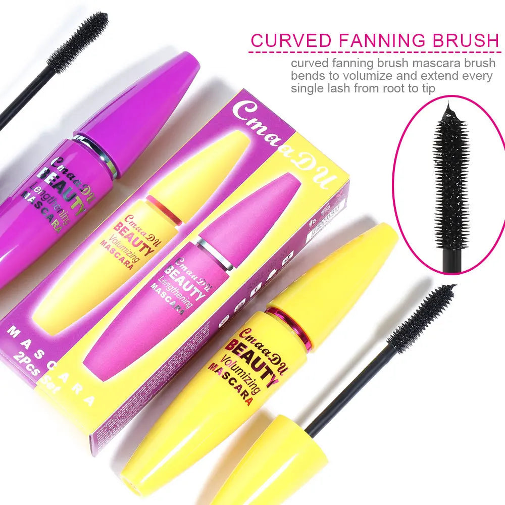 Volumizing Mascara Waterproof Lengthen Curl Quick Drying - My Charm Corner