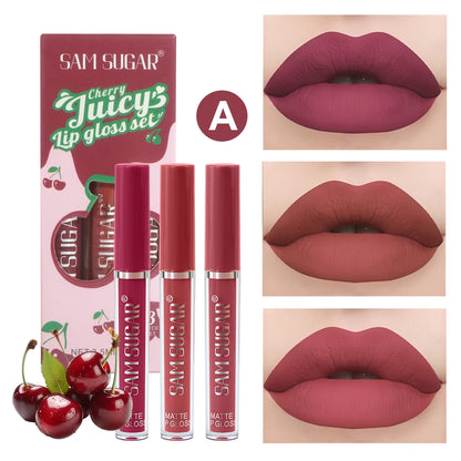 Velvet Matte Lip Gloss Liquid Lipstick Moisturizing Long Lasting Non Stick Cup - My Charm Corner