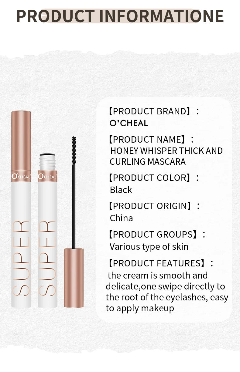 O‘cheal Mascara Black Lash Eyelash Brush 3D Silk - My Charm Corner