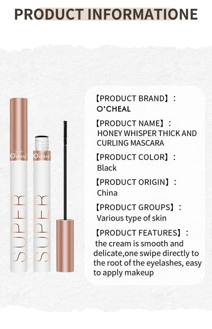 O‘cheal Mascara Black Lash Eyelash Brush 3D Silk - My Charm Corner