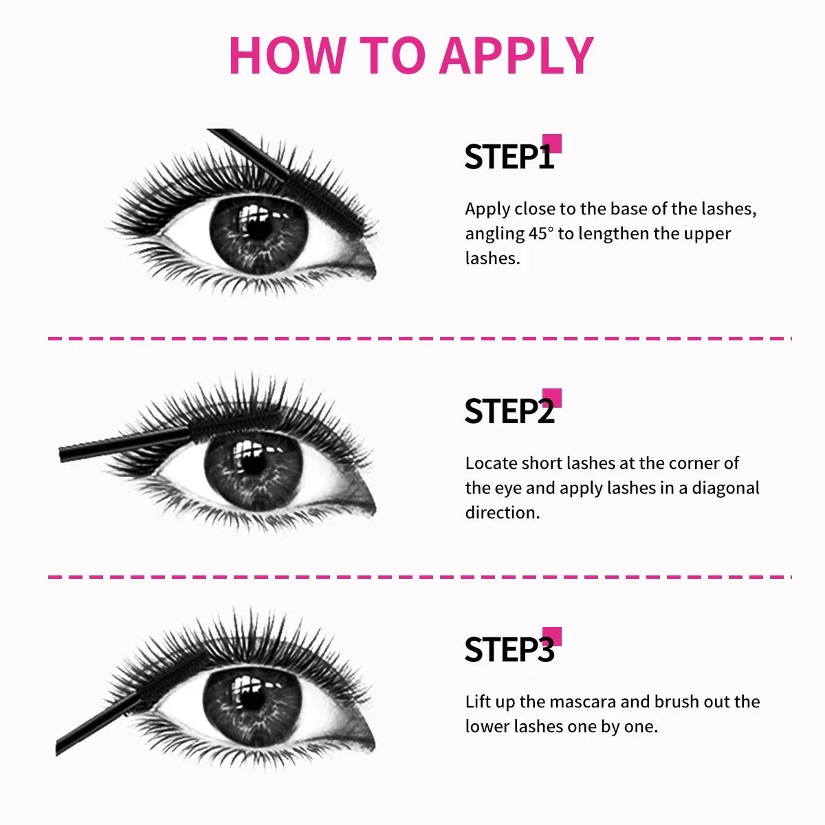 Eyelashes Lengthening 4D Mascara - Lengthening, Thickening, Waterproof - My Charm Corner