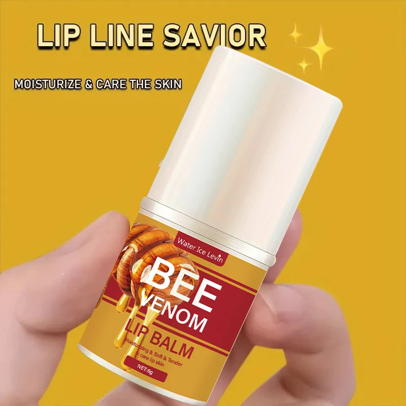Bee Venom Lip Balm, Hydrating, Translucent and Glossy - My Charm Corner