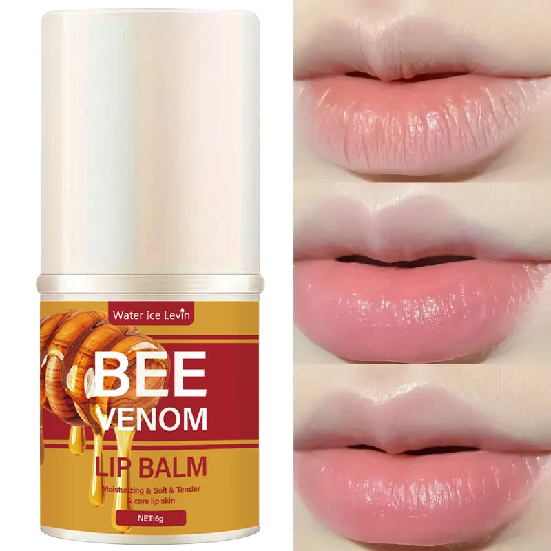 Bee Venom Lip Balm, Hydrating, Translucent and Glossy - My Charm Corner