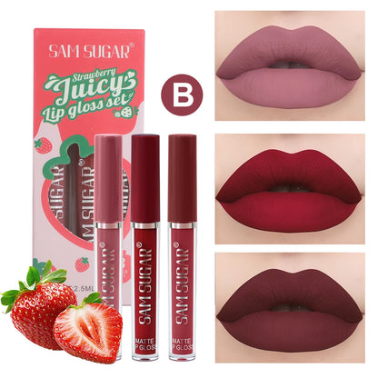 Velvet Matte Lip Gloss Liquid Lipstick Moisturizing Long Lasting Non Stick Cup - My Charm Corner