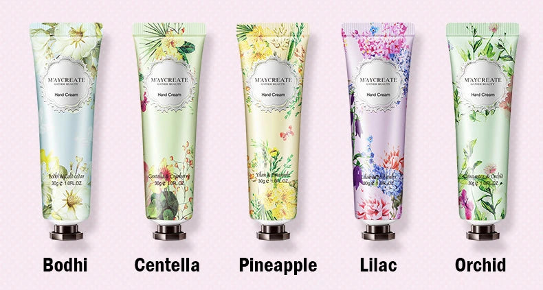 10pcs Fruity Flowery Hand Cream Moisturizing - My Charm Corner