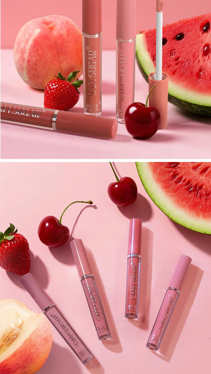 Velvet Matte Lip Gloss Liquid Lipstick Moisturizing Long Lasting Non Stick Cup - My Charm Corner