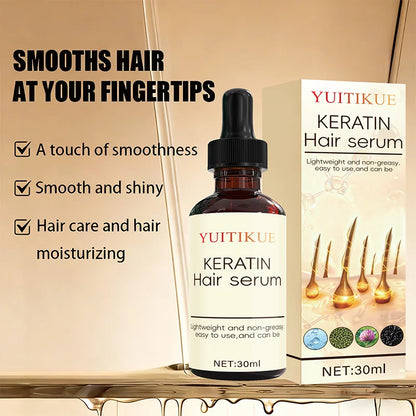 YUITIKUE Keratin Hair Serum 30ml - My Charm Corner